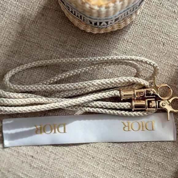 Christian Dior Straw pouch mini shoulder bag VIP Limited New Rare CD - Picture 8 of 14